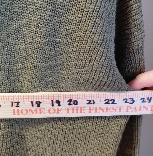 Women'a Madewell Olive Green Button-Up Cotton Cardigan Sweater Versatile Comfy - Picture 3 of 6